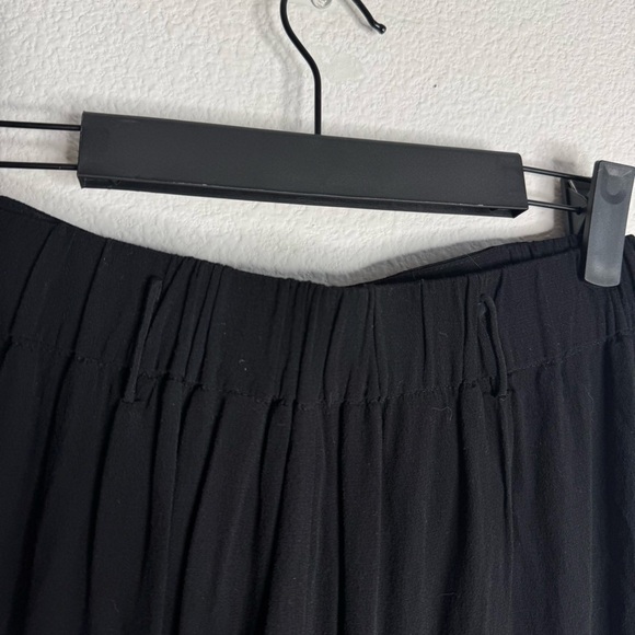 Wilfred black aritzia tie wide leg flow ankle pants size small - Picture 4 of 7